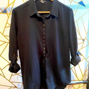 Kut From the Kloth Black Blouse